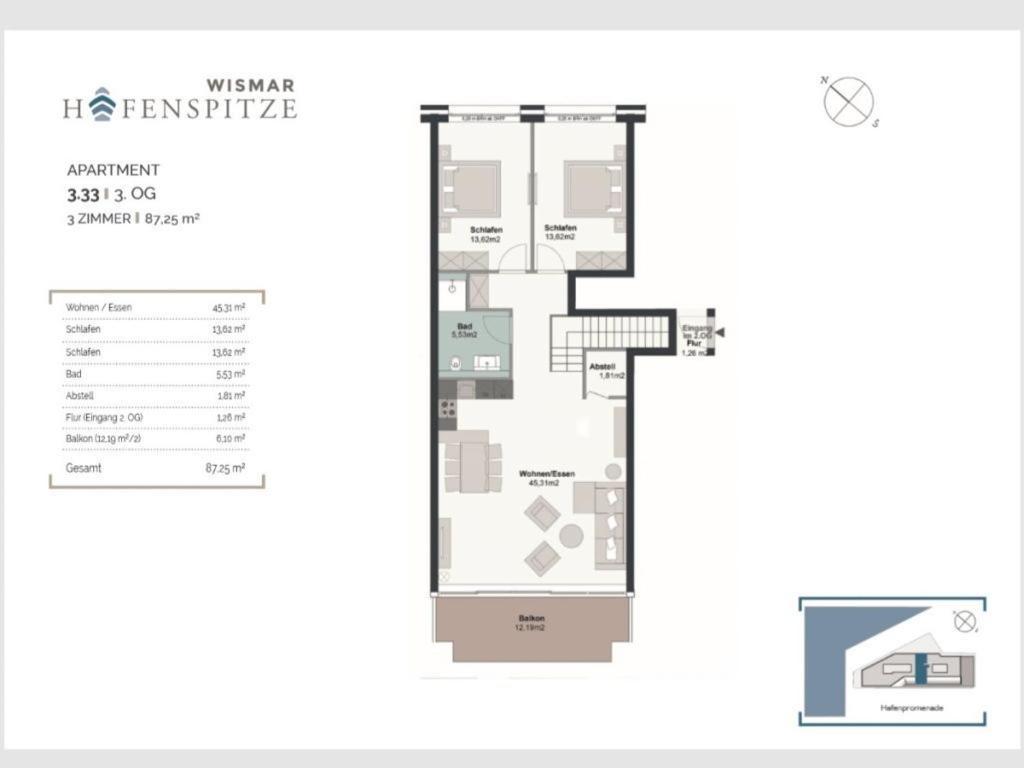 Ferienwohnung Hafenspitze App. 33 Wißmar Exterior foto